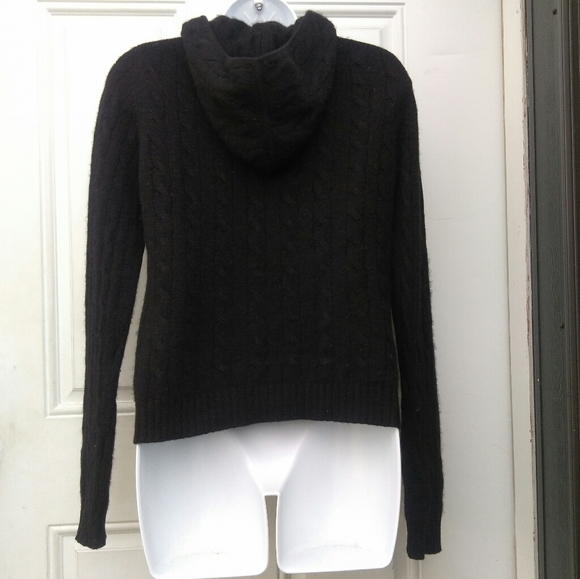 LXRI Cable Knit Hooded Sweater - Picture 3 of 7